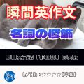 【瞬間英作文：形容詞練習】名詞の修飾を極めよう